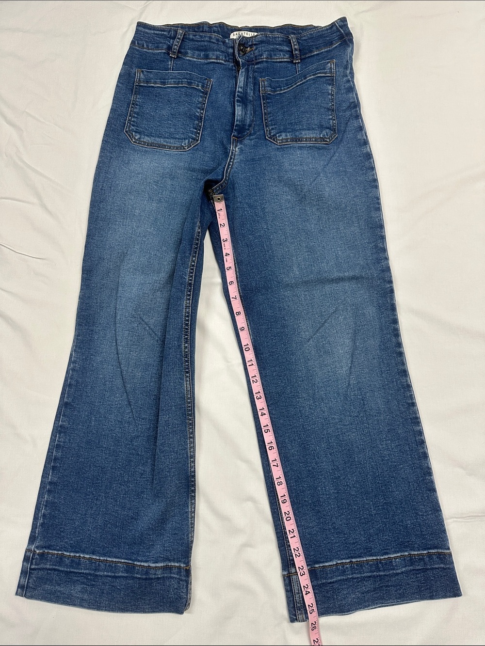 Classic Wide-Leg Blue Women’s Jeans - Picture 2 of 7